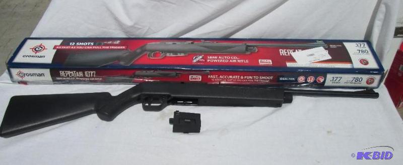 lot 51 image: Crosman 12 Shot Semi Automatic Co2 Powered Ai...