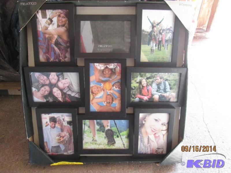 lot 54 image: Melannco 9 Opening CollagePicture Frame - Lo...