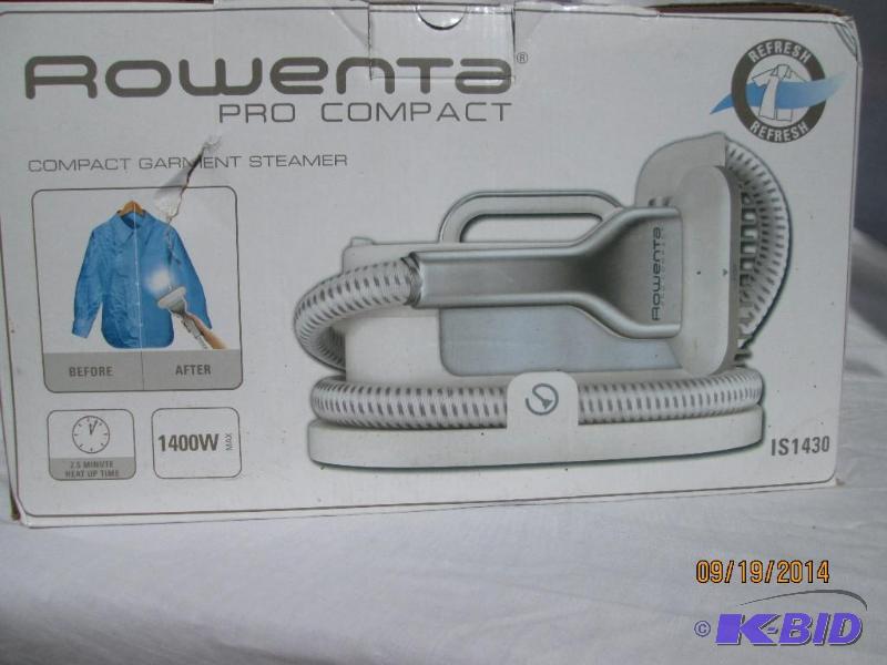 lot 57 image: Rowenta Pro Compact Garment Steamer - Looks t...