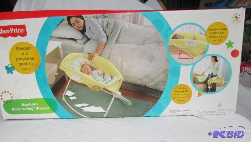 lot 87 image: Fisher Price New Born Rock and Play Sleeper -...