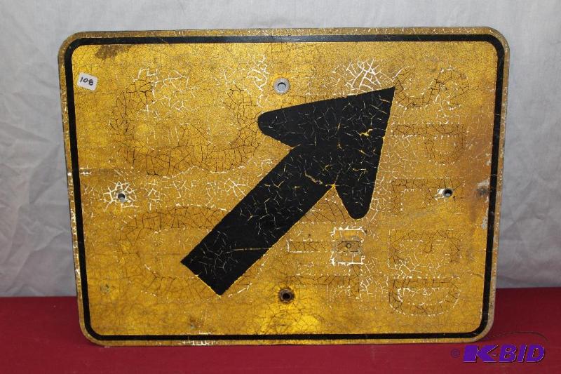 Vintage Road Sign Arrow  Speed Limit 30&nbsp...
