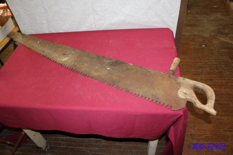 Antique Large One Person Saw&nbsp...