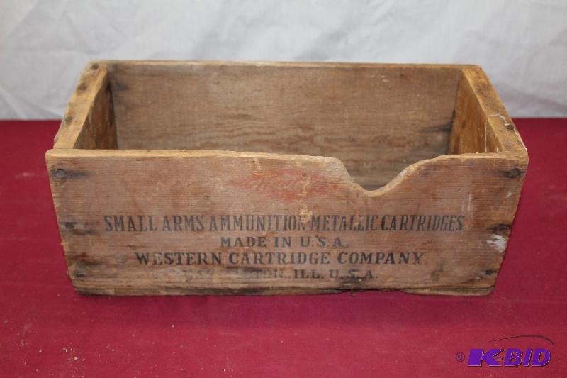 Vintage Wood Ammo Box&nbsp...