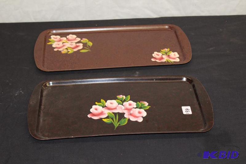 Vintage Hand Painted Trays&nbsp...