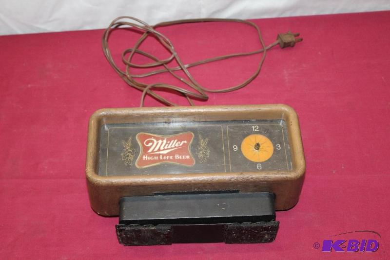 Vintage Miller High Life Clock&nbsp  Needs n...