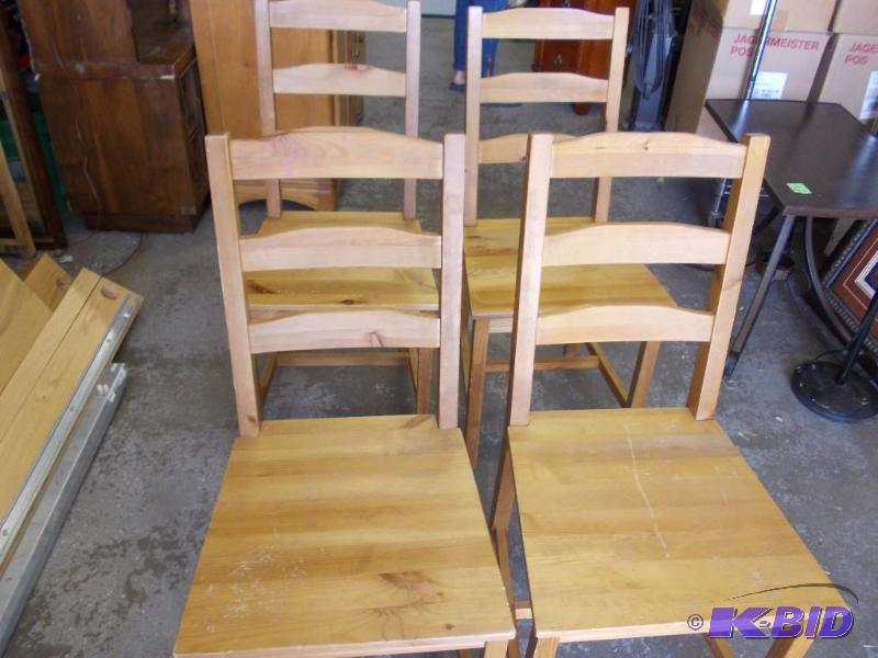 4-Wood Chairs