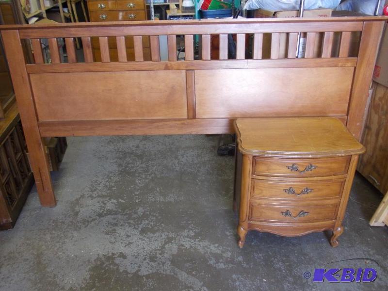 King Head Board & Night Stand