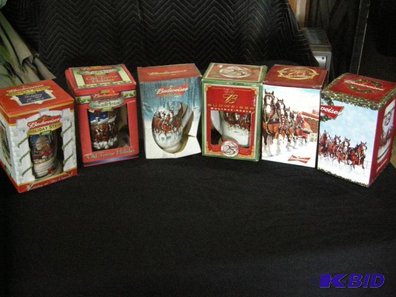 Budweiser Steins