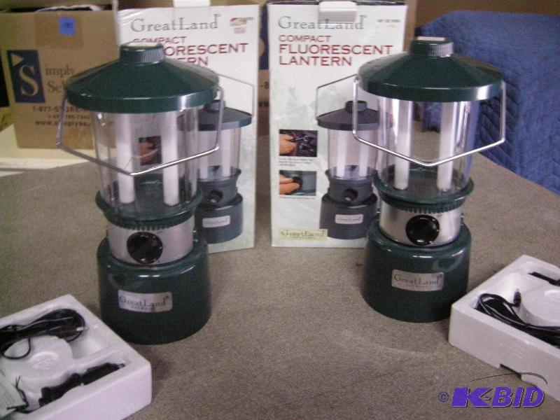 2 Fluorescent lanterns