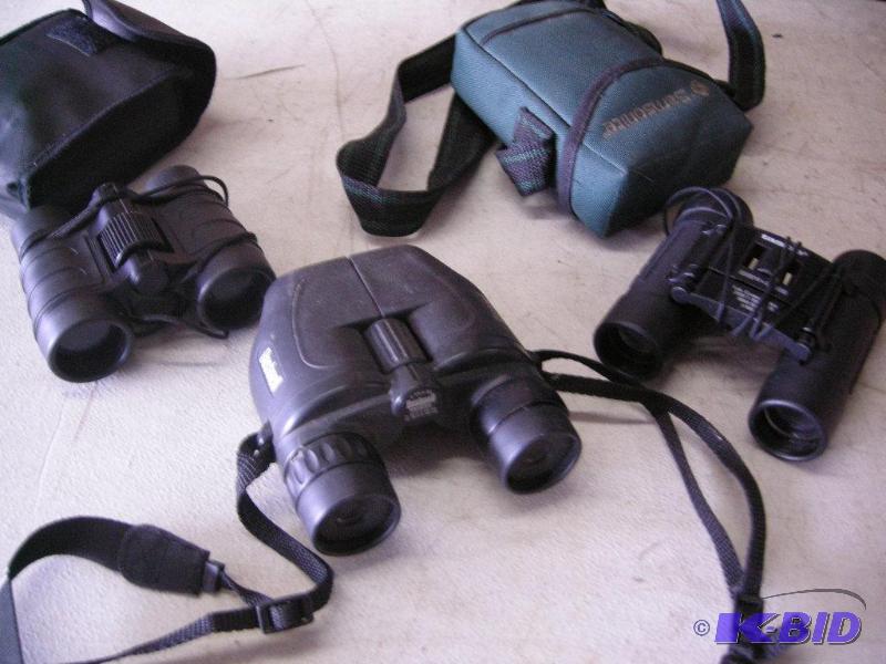 3 pair binoculars