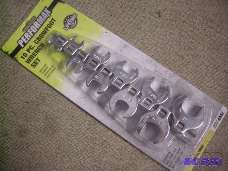 Crowfoot wrench set