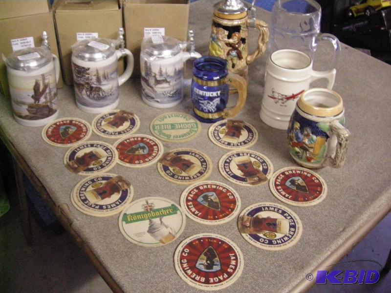Collector steins and mugs
