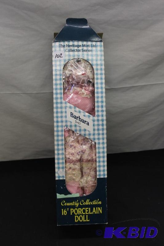 Porcelain Doll  Barbara with a Dog, D-67, 16&...