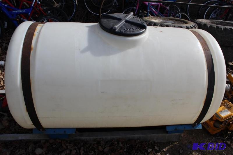 Water  Chemical Tank on Aluminum Frame  Need...