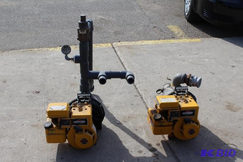 Pair of Briggs and Stratton Water Pumps&nbsp...