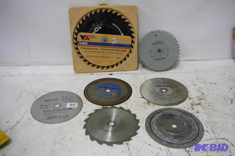 lot 108 image: Saw Blades 7 Count...