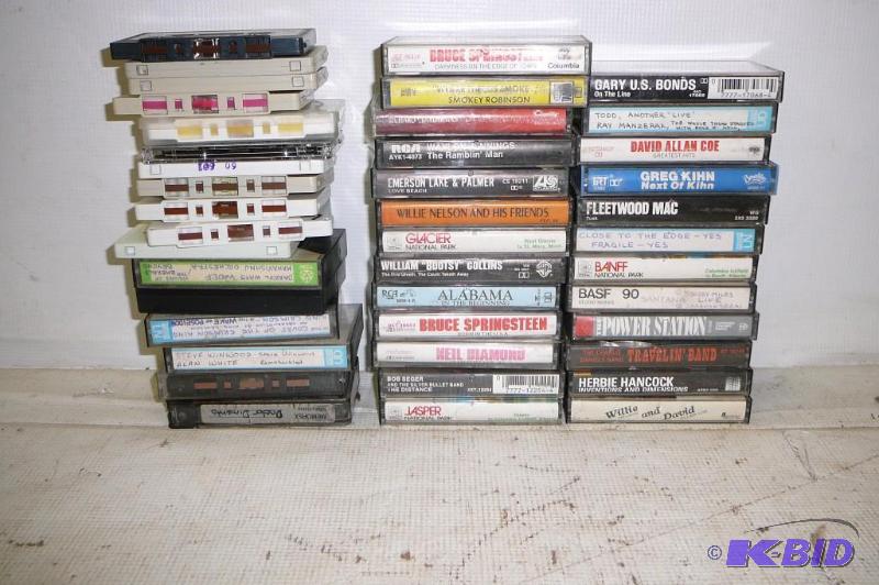 lot 118 image: Lot of Cassette Tapes Springsteen Alabama Wil...