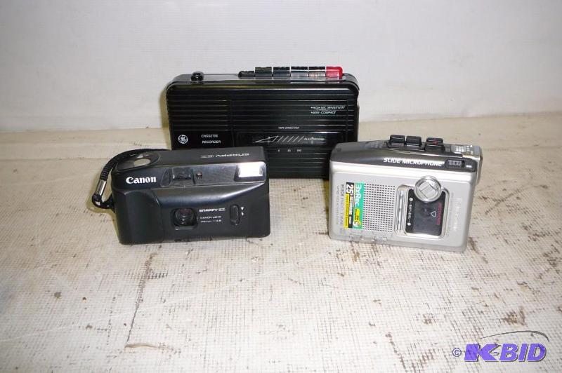 lot 154 image: Tape Players and Canon...