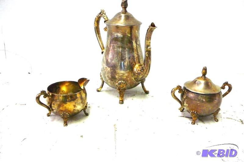 lot 59 image: Tea Server Set (Plated)...