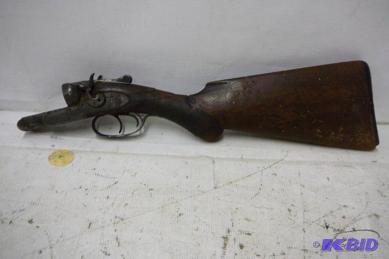 lot 73 image: LC Smith Stock and Trigger Assy...