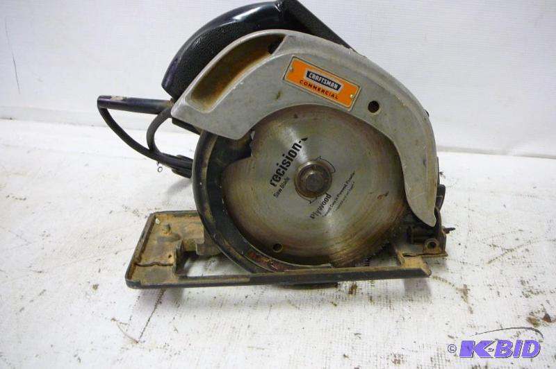 lot 94 image: skill saw 7" Craftsman commercial works...