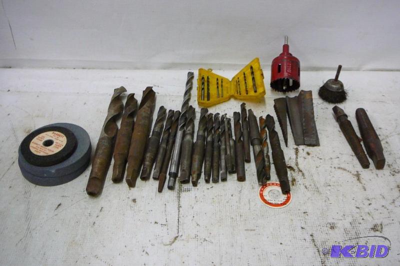 lot 95 image: Drill Bits Ginder Wheels Hole saw...