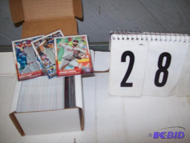 150 - 2015 Topps Baseball Cards. Includes st...