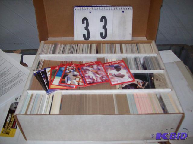 4,000 Count Box of Baseball Cards from 1980s...