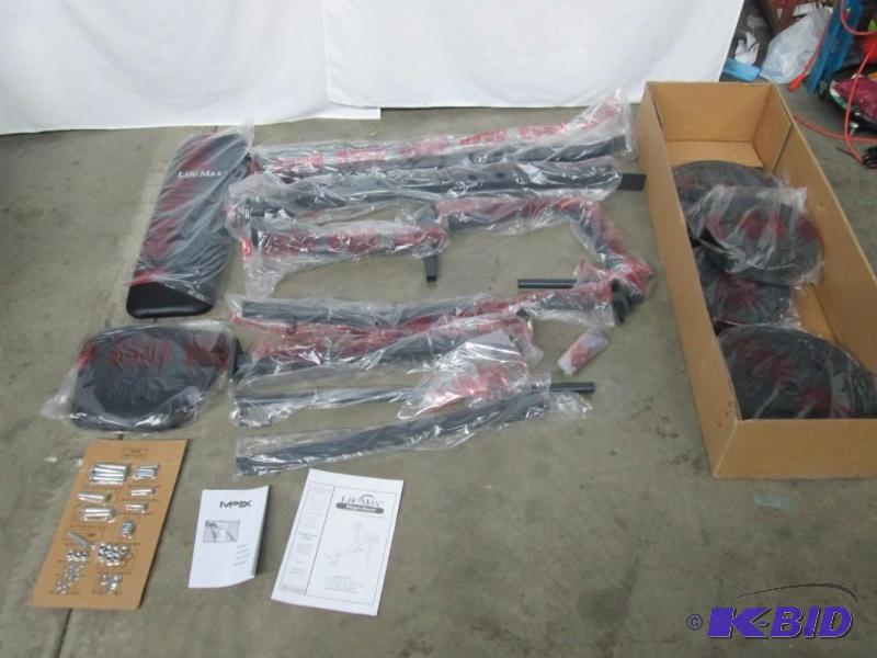 lot 10 image: LifeMax Standard Weight Bench Set