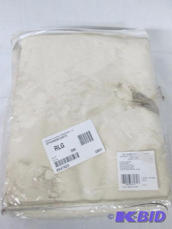 lot 28 image: MyHome Foamback Grommet Window Panel Pair