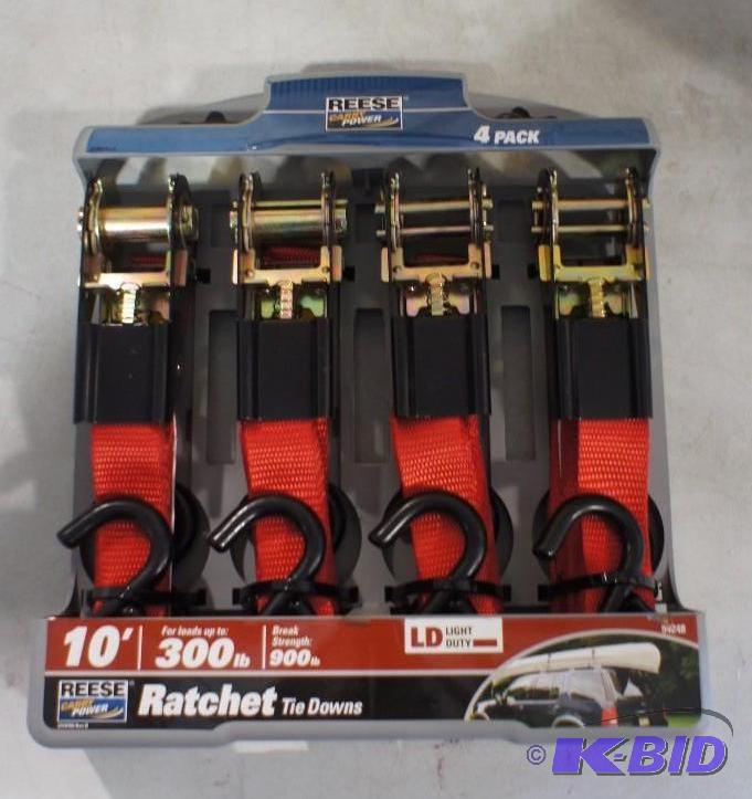 New Reese Carry Power Ratchet Tie Down - 4 to...