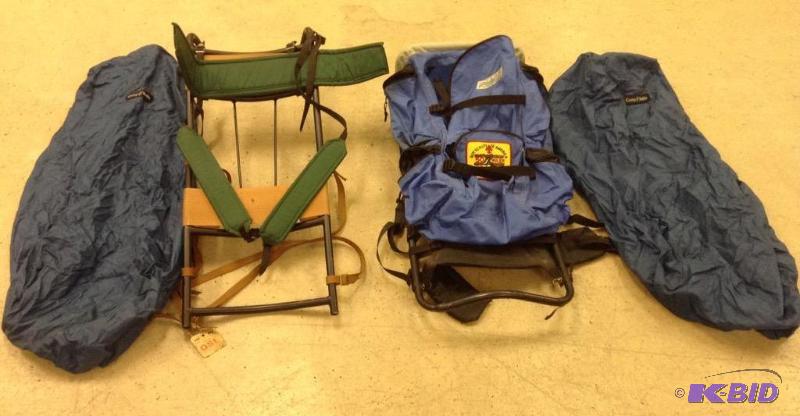 lot 15 image: 2 Metal Framed Hiking Backpacks