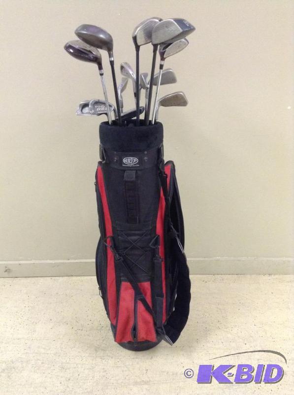 lot 48 image: Set of Driver & Iron Golf Clubs - Ping & Big Bertha