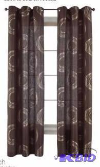 lot 31 image: Studio JCPenny Grommet Top Curtain Panel New in Package.  Pair of 2 Panels