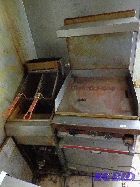 lot 119 image: Vulcan Deep Fryer and Grill and Oven All in O...