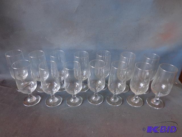 lot 147 image: 14 Wine Glasses...