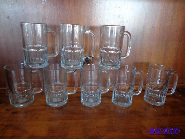 lot 156 image: (8) 16 oz Beer Glasses...