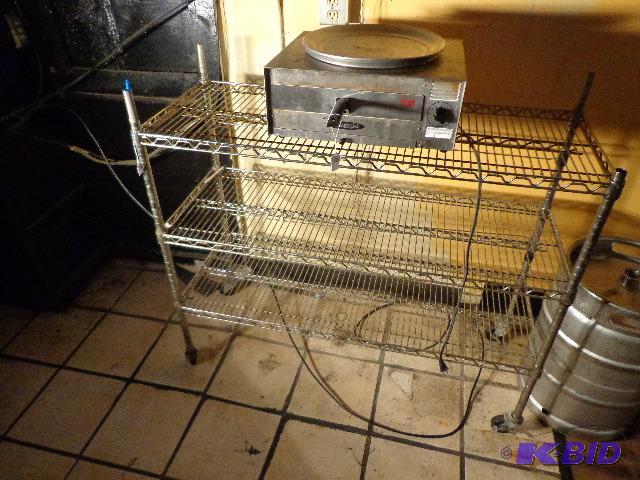 lot 17 image: NSF Approved Shelf   47" long  needs a g...