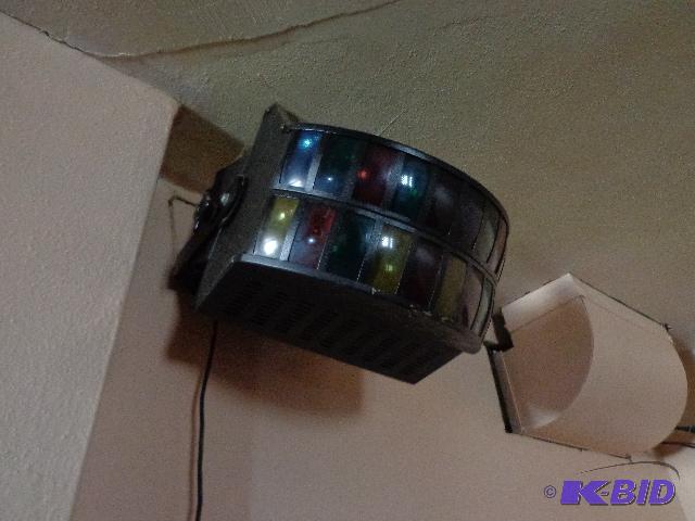 lot 225 image: 180 Degree Multi Colored Disco Bar   Motor wo...