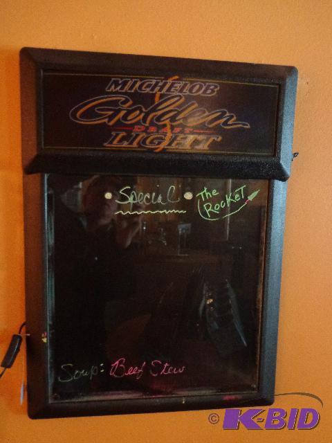 lot 37 image: Drink Special Board   27 x 22  powers up ...