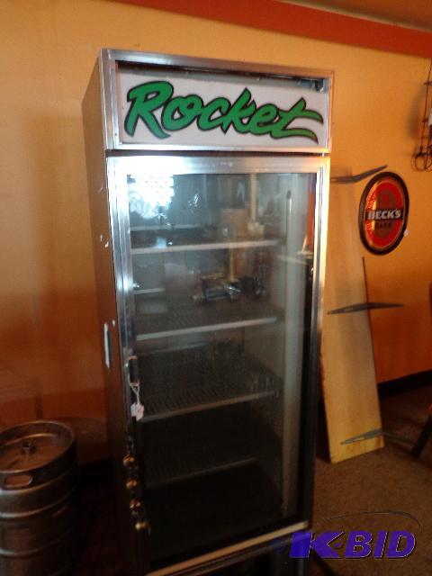 lot 4 image: True Manufacturing Glass Cooler   Model #3370...