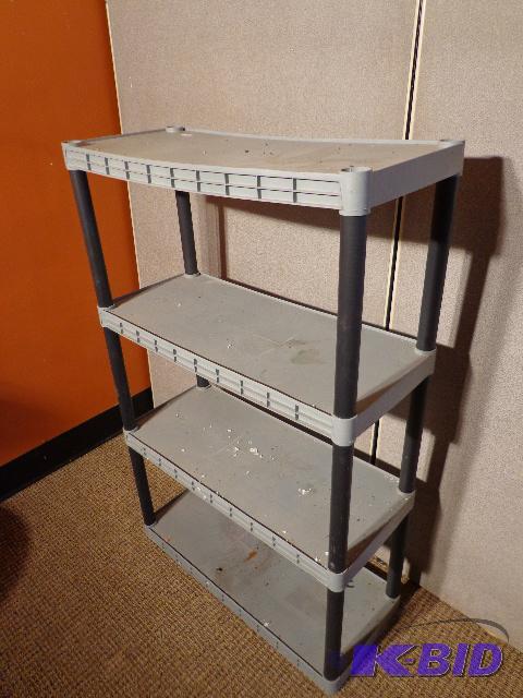 lot 48 image: Plastic Storage Shelf   53 x 34 ...