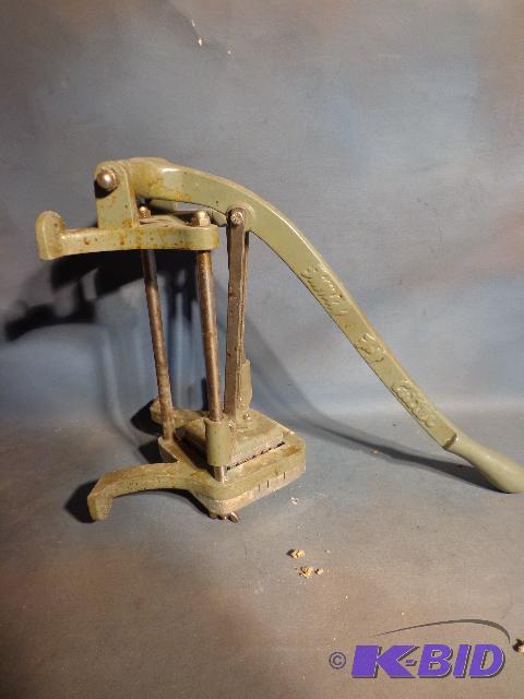 lot 85 image: Vintage French Fry Cutter...