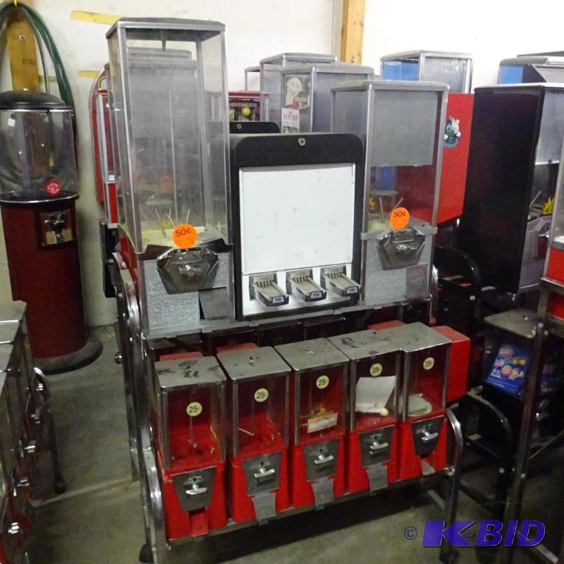 Bulk rack. 7 heads and 3 column sticker. No k...