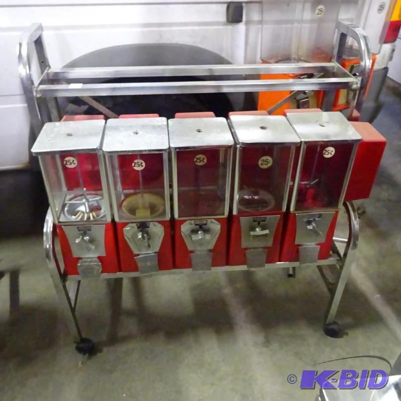 Bulk rack. 5 head. No keys...