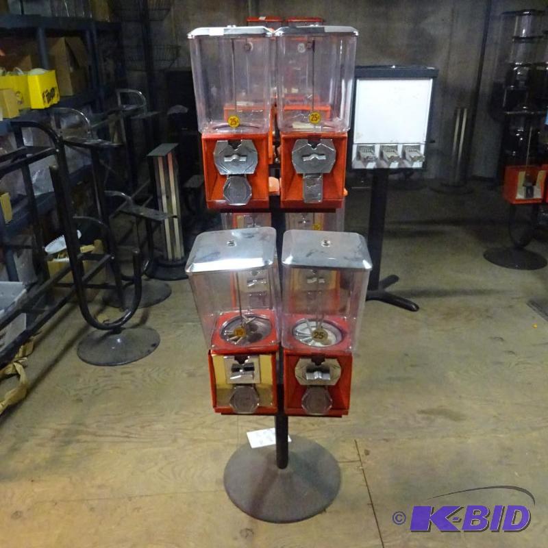 4 head bulk rack. No key...