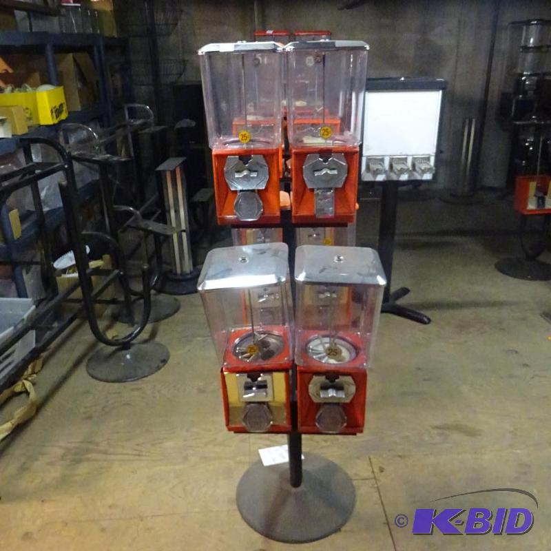 4 head bulk rack. No key...