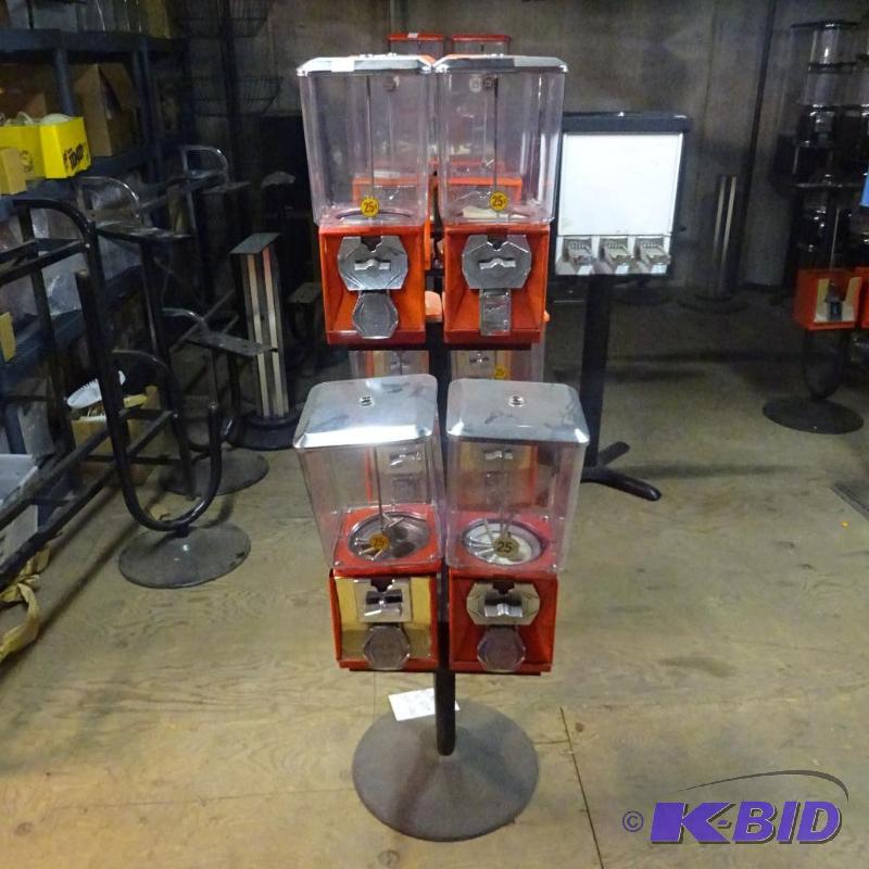 4 head bulk rack. No key...