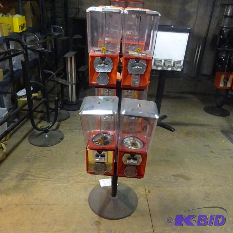 4 head bulk rack. No key...