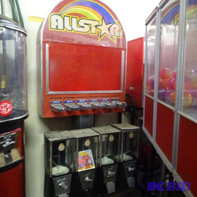 Bulk rack. 4 bulk and 6 sticker. No key...